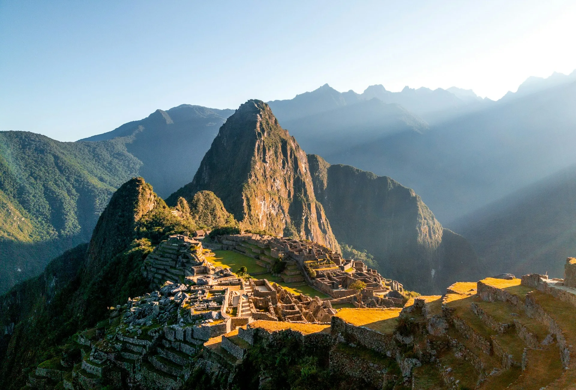Machu Picchu at sunrise